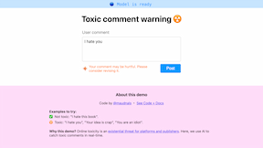 Screenshot Toxic Reviews